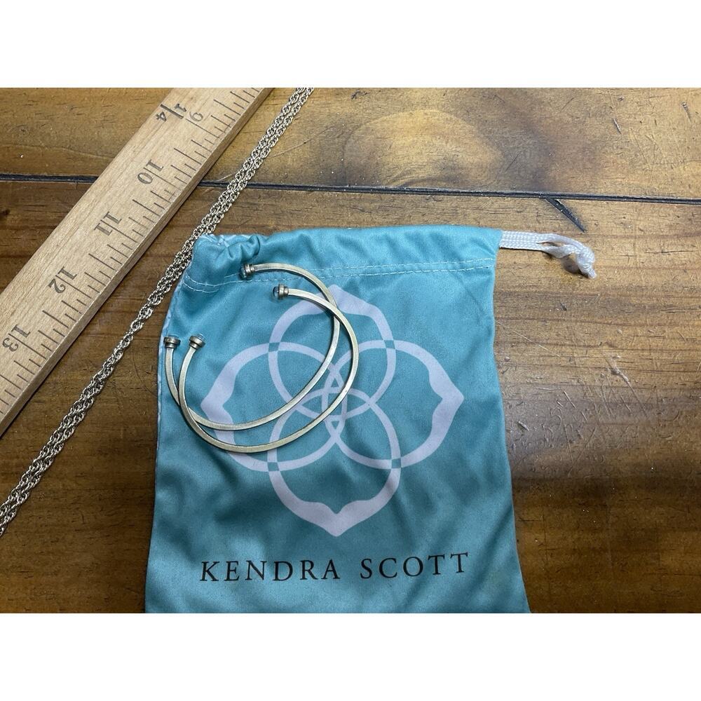 Kendra Scott Bracelets Open Bangles Stacking Crys… - image 8